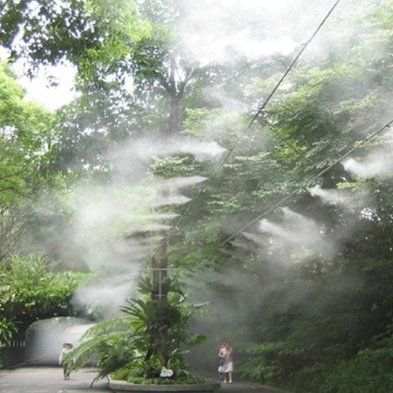 广东佛山创利专业安装公路降温降尘 旅游景区人造雾雾森喷雾系统