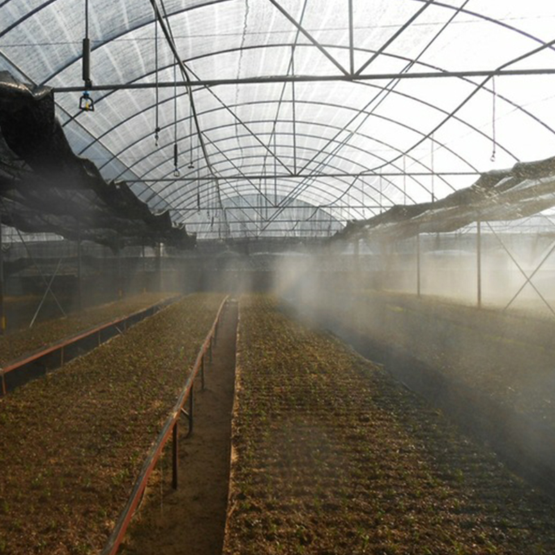 鲜花果园微雾喷淋系统食用菌黑木耳灵芝喷雾加湿降温人造雾设备