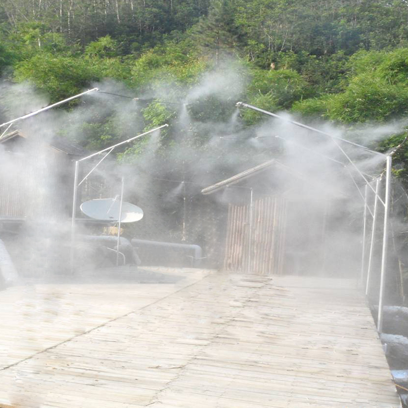 承接水喷雾消毒 旅游景点雾化造景工程 养殖降温消毒喷雾系统