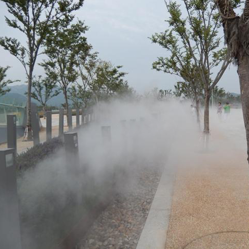 别墅园林 小区花园桥梁景观效果 人造雾景观观赏喷雾工程 微雾