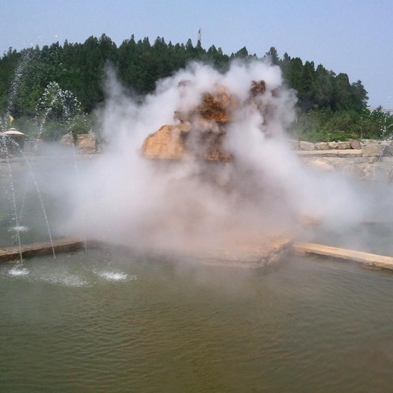 游乐场 水上乐园 动物园景观喷雾工程 创利安装人造雾设计施工