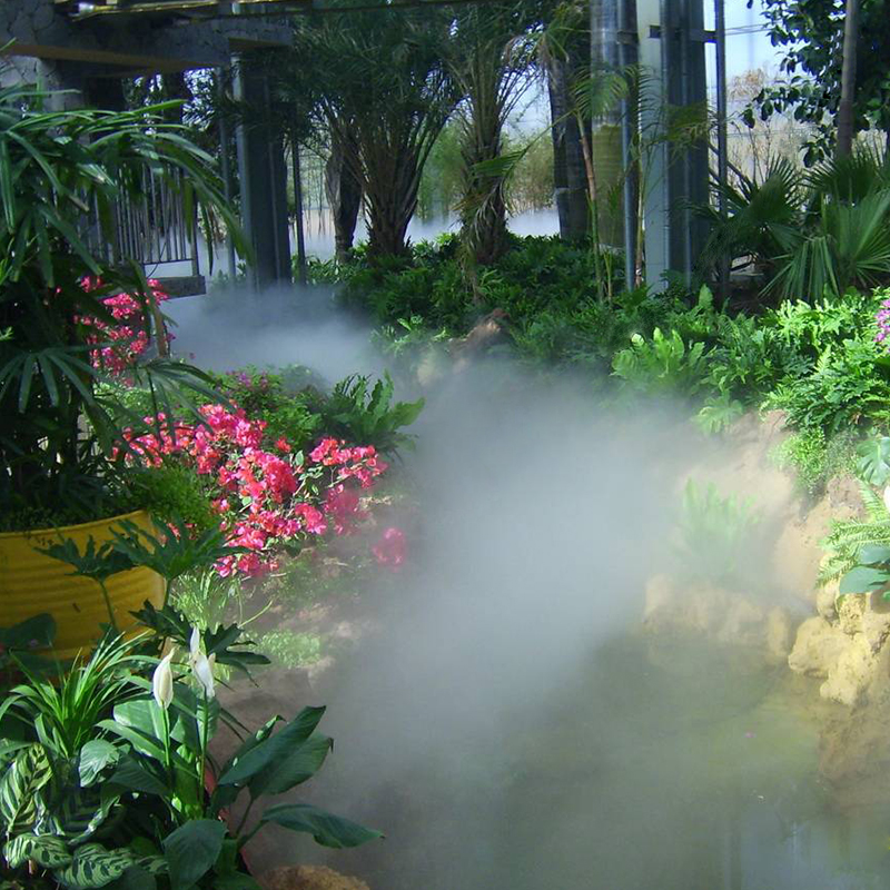 广东创利承接安装雾森工程 树木森林人造气雾烟雾效果 湖边烟雾