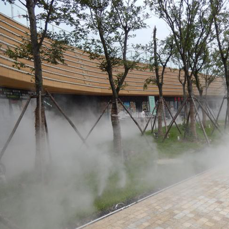 酒店沙滩农庄喷雾景观效果 人造雾喷雾工程 雾森烟雾观赏雾化工程