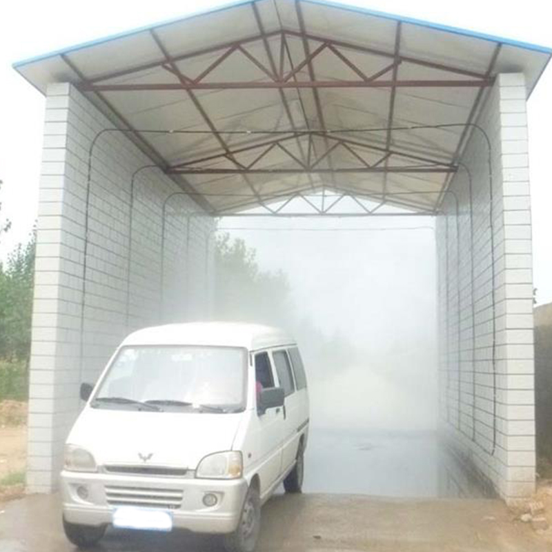 创利承接病毒疫情口人员车辆进出消毒设备 全方位人造雾喷雾系统