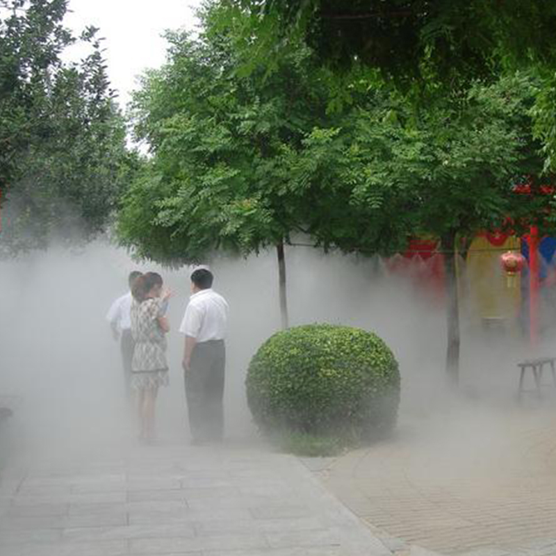 广东创利承接人造雾喷雾工程 降温降尘除静电空气加湿喷雾系统