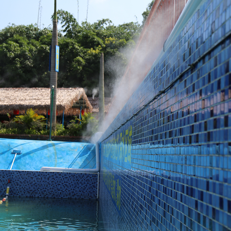 花园小区别墅公园 景观喷雾系统 创利专业承接设计安装人造雾工程