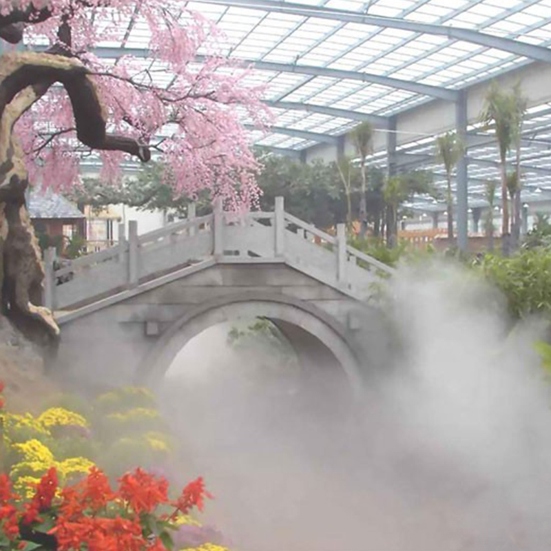 安装旅游风景区 名胜古迹独特效果 烟雾水雾喷雾系统 人造雾工程